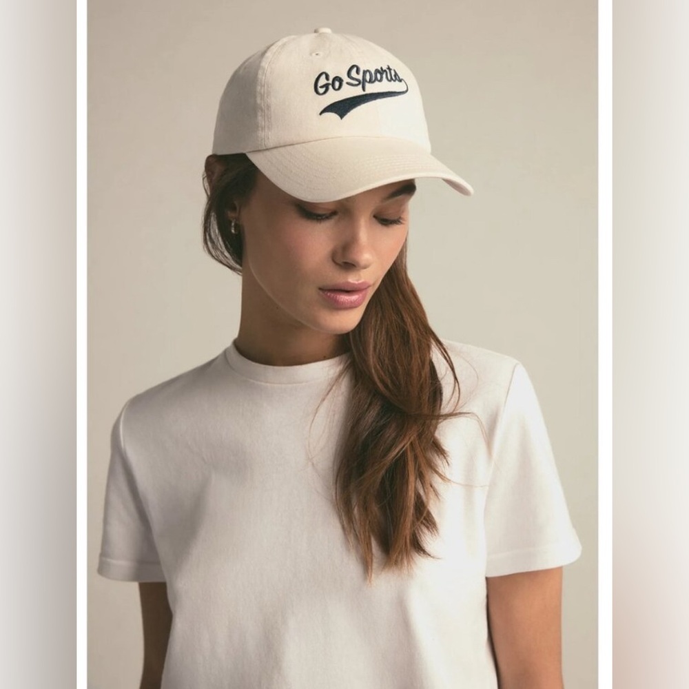 Favorite Daughter Cream 'Go Sports' Cap